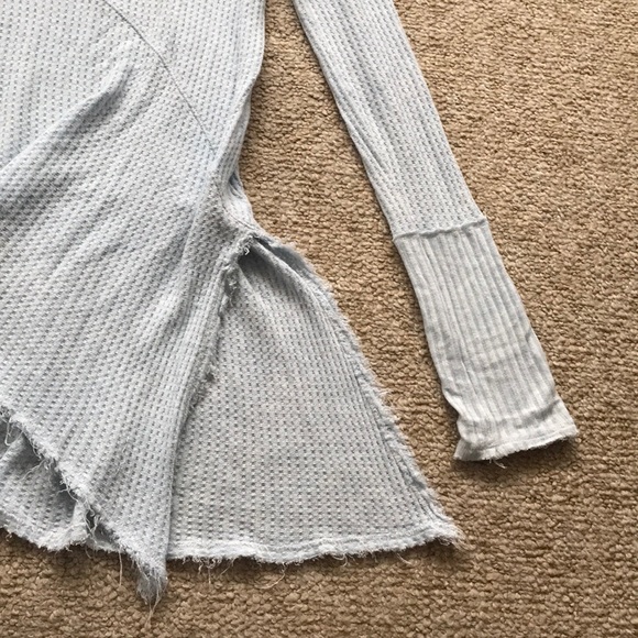 Free people long sleeve waffle shirt - Picture 4 of 4